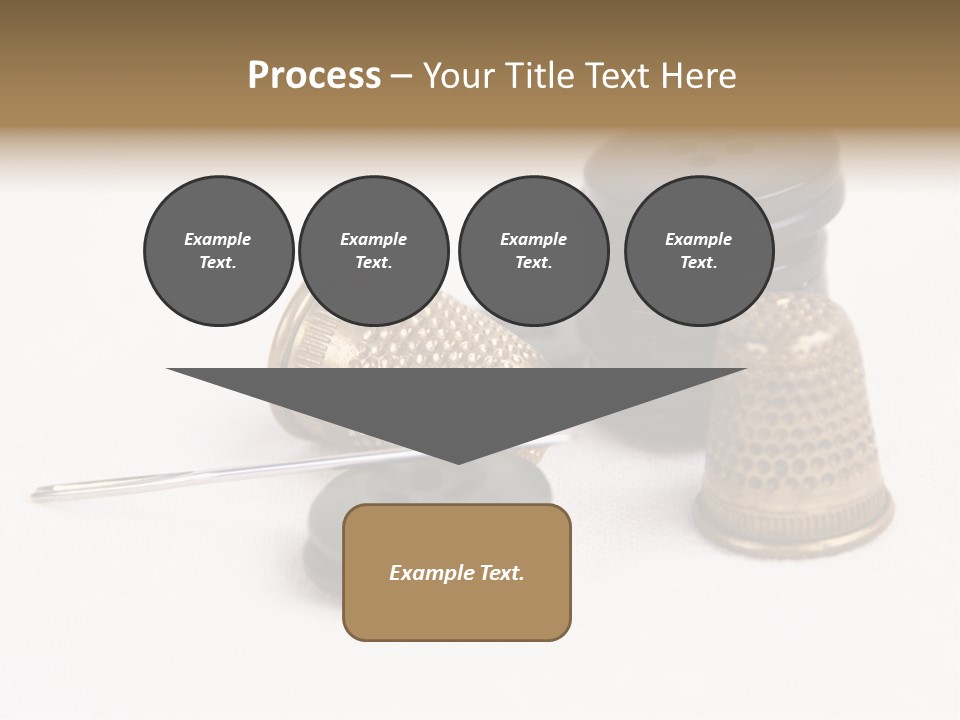 Clothing White Background Bronze PowerPoint Template