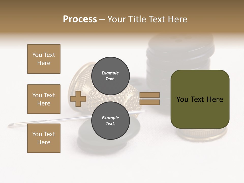 Clothing White Background Bronze PowerPoint Template