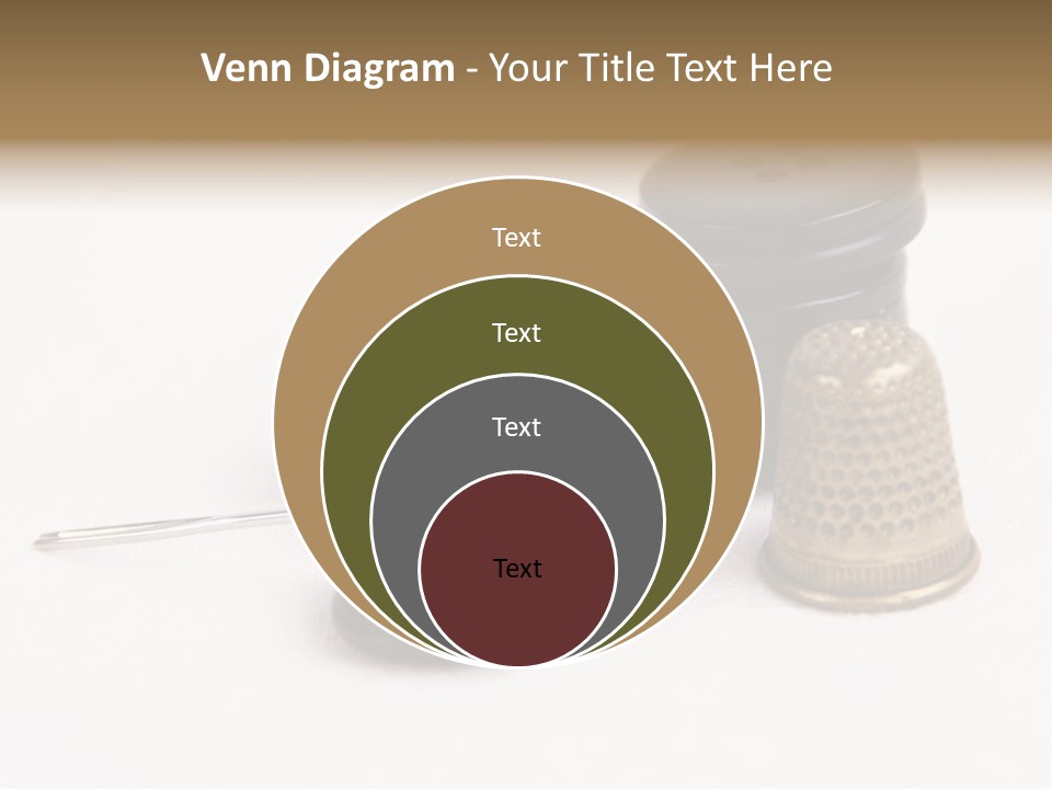 Clothing White Background Bronze PowerPoint Template