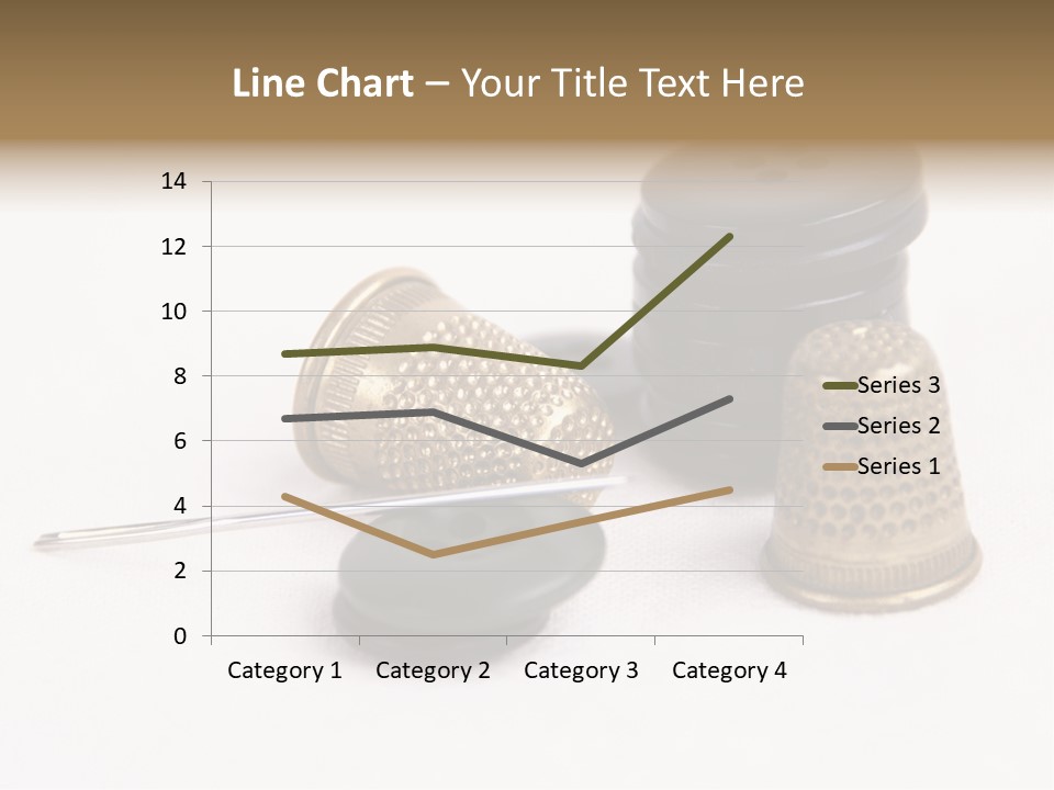 Clothing White Background Bronze PowerPoint Template