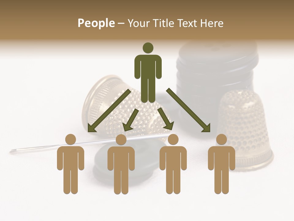 Clothing White Background Bronze PowerPoint Template