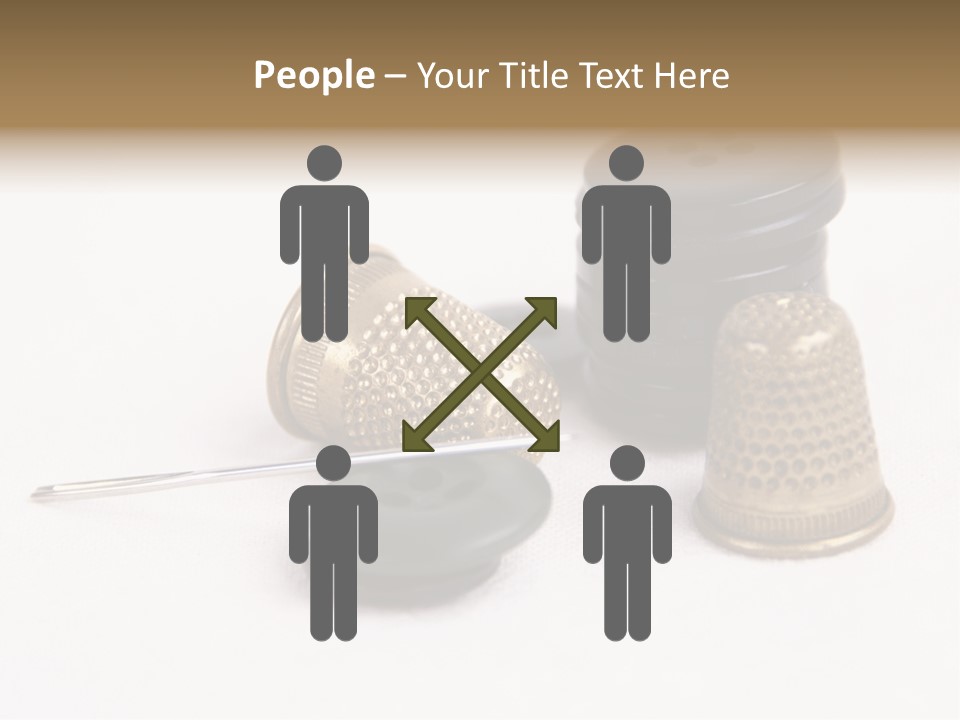 Clothing White Background Bronze PowerPoint Template