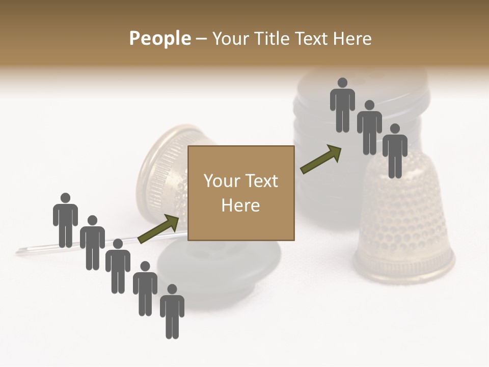 Clothing White Background Bronze PowerPoint Template