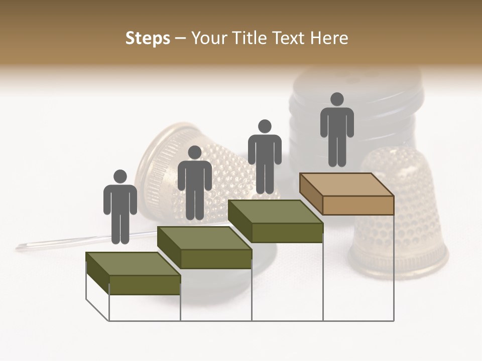 Clothing White Background Bronze PowerPoint Template