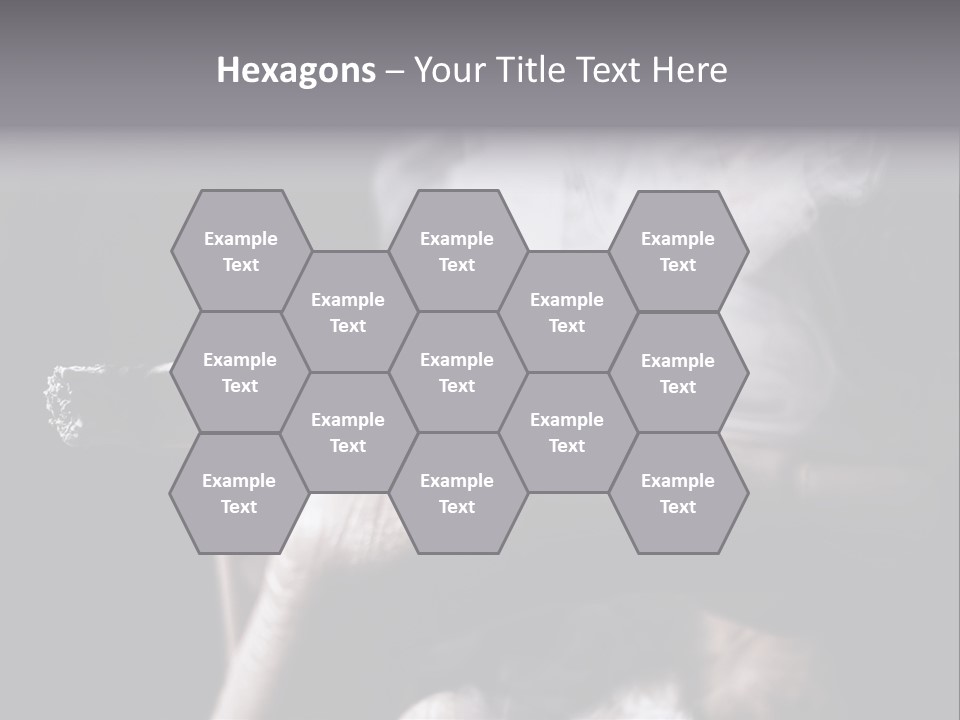 Hold Fingers Human PowerPoint Template