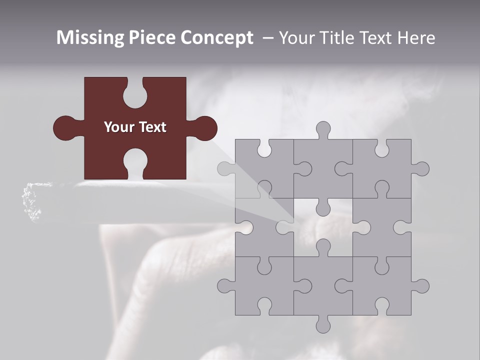 Hold Fingers Human PowerPoint Template