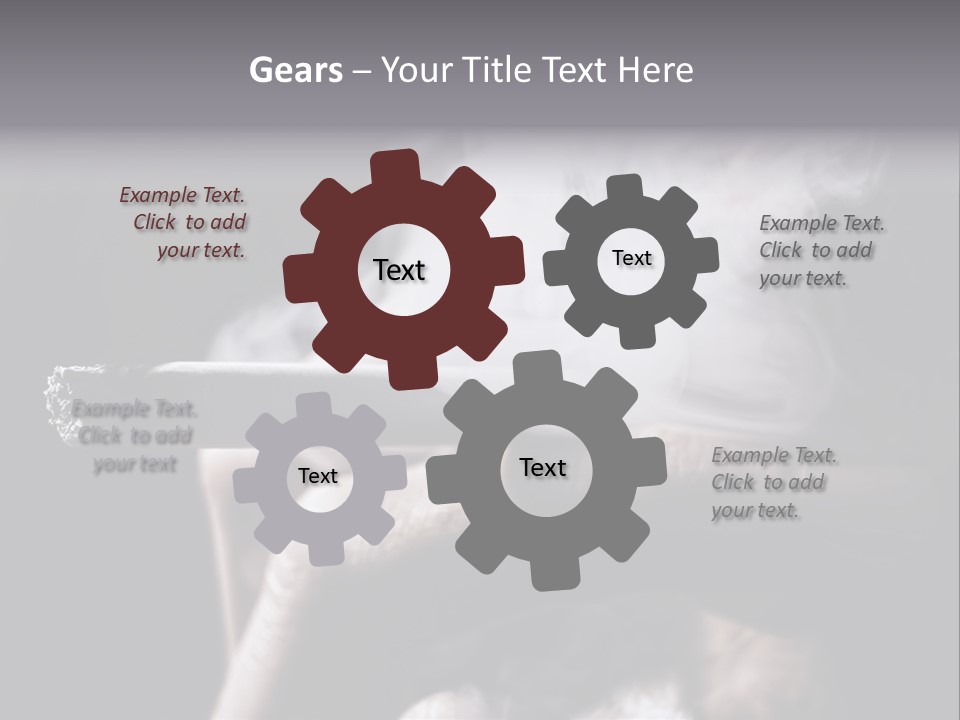 Hold Fingers Human PowerPoint Template