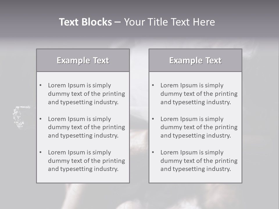 Hold Fingers Human PowerPoint Template