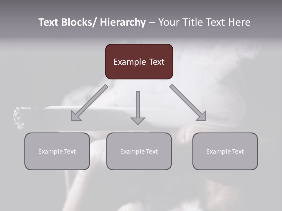 Hold Fingers Human PowerPoint Template