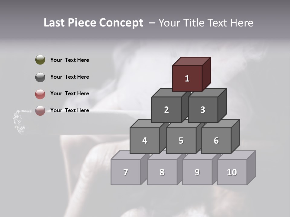 Hold Fingers Human PowerPoint Template