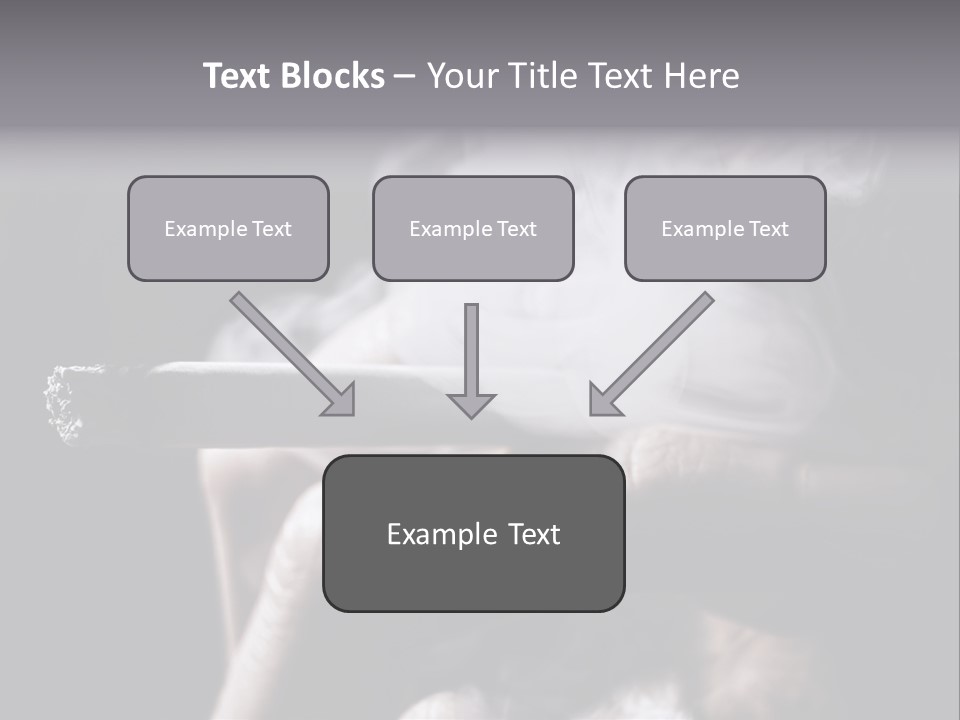 Hold Fingers Human PowerPoint Template