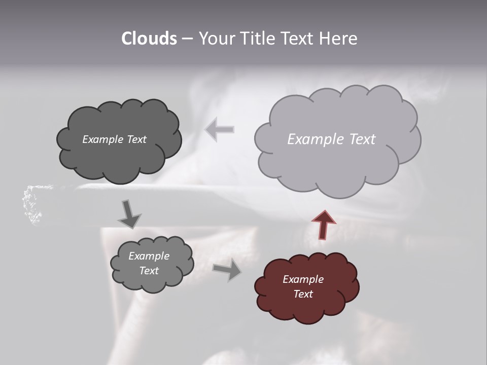 Hold Fingers Human PowerPoint Template