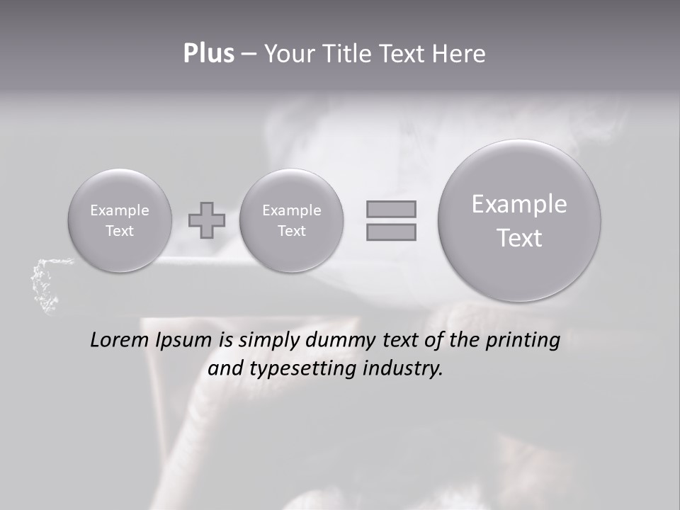 Hold Fingers Human PowerPoint Template