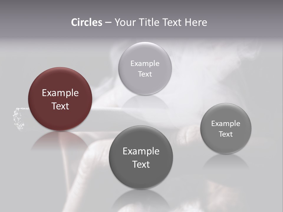 Hold Fingers Human PowerPoint Template