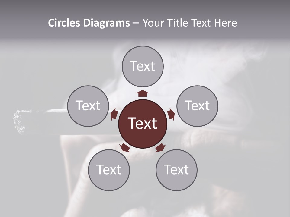 Hold Fingers Human PowerPoint Template