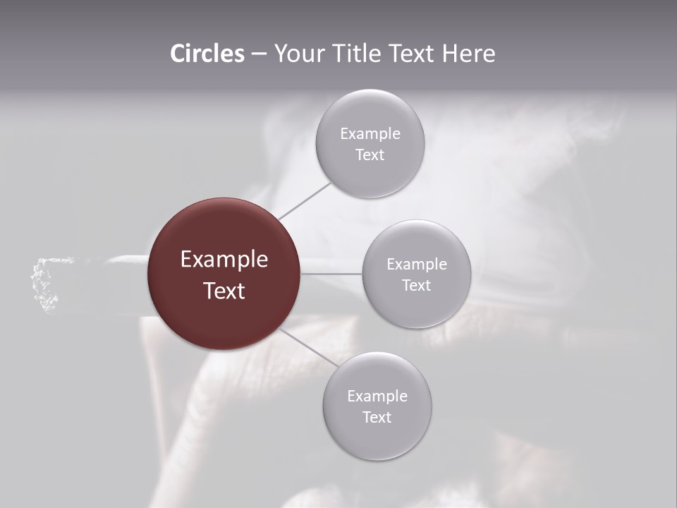 Hold Fingers Human PowerPoint Template