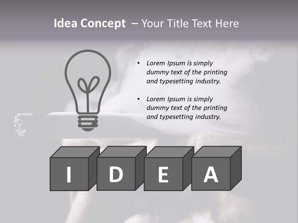 Hold Fingers Human PowerPoint Template