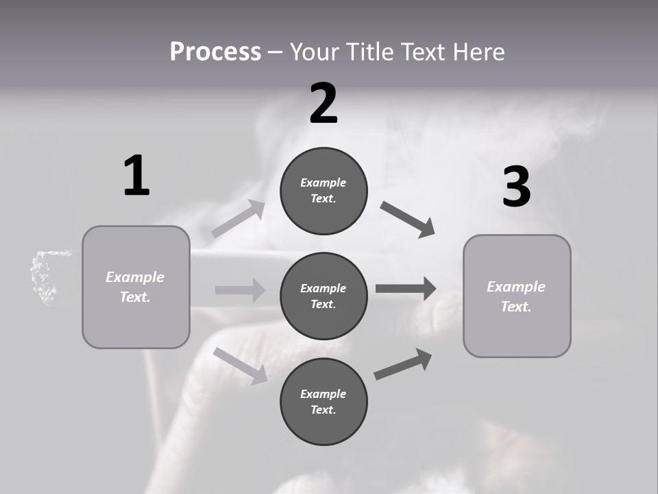 Hold Fingers Human PowerPoint Template