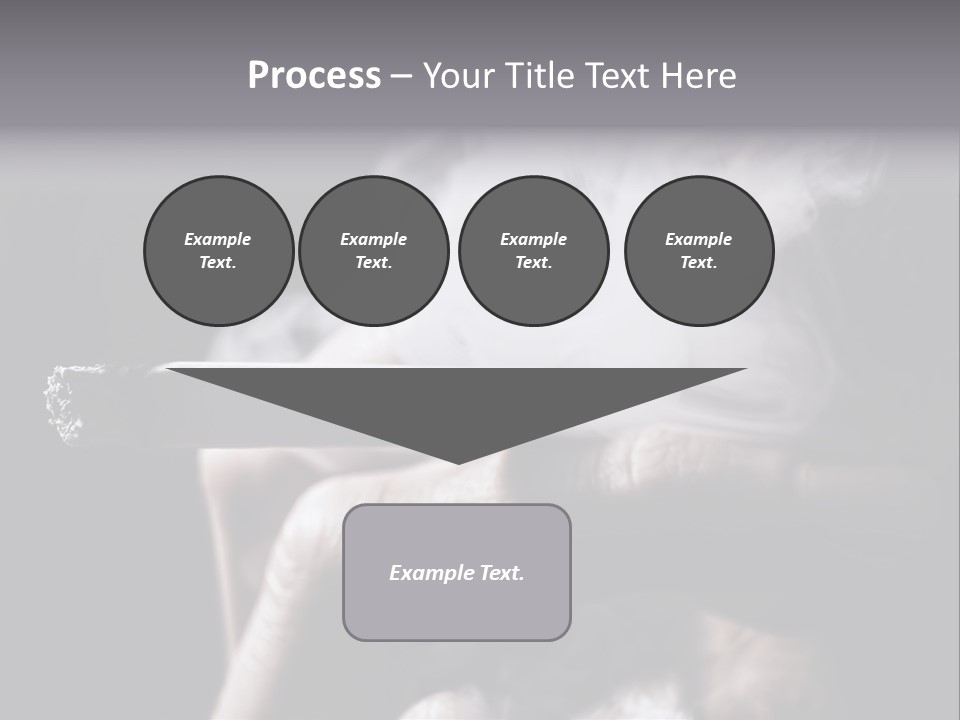 Hold Fingers Human PowerPoint Template