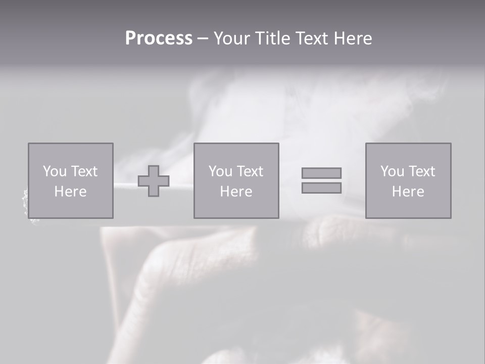 Hold Fingers Human PowerPoint Template