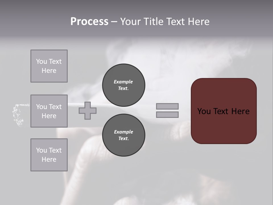 Hold Fingers Human PowerPoint Template
