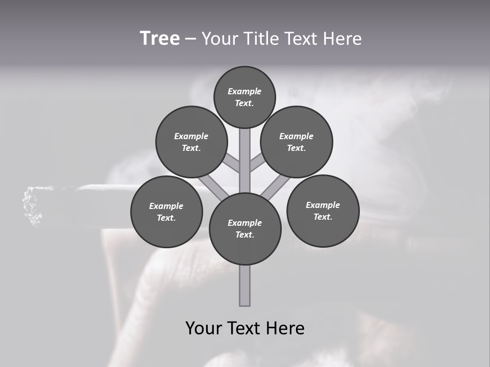 Hold Fingers Human PowerPoint Template