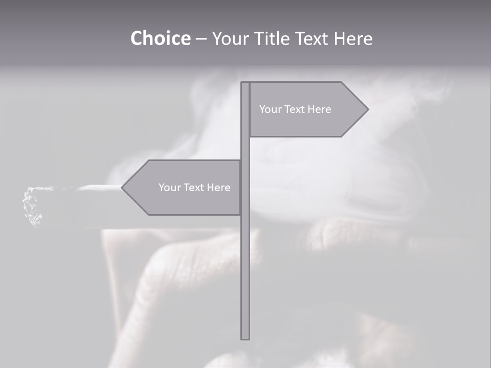 Hold Fingers Human PowerPoint Template