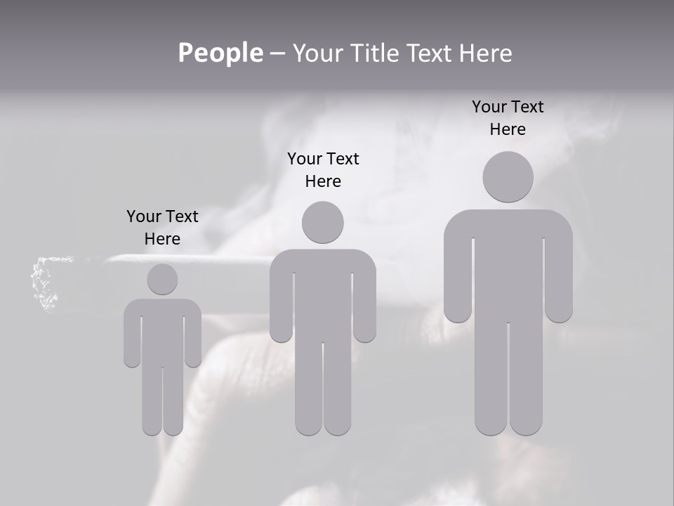 Hold Fingers Human PowerPoint Template