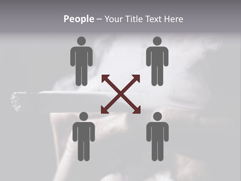 Hold Fingers Human PowerPoint Template