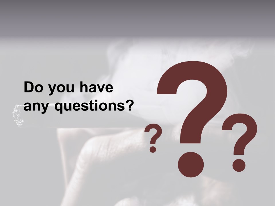 Hold Fingers Human PowerPoint Template