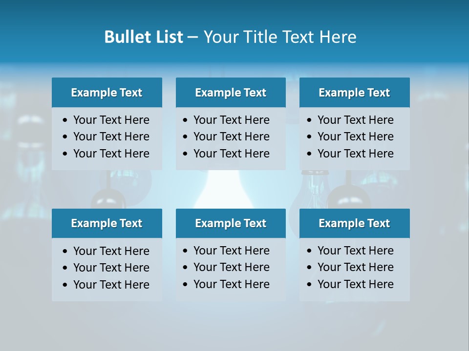 Lightbulb Nobody Idea PowerPoint Template