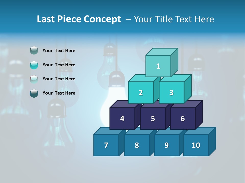 Lightbulb Nobody Idea PowerPoint Template