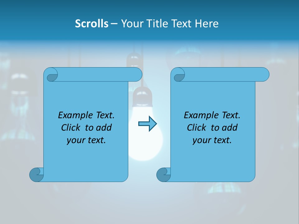 Lightbulb Nobody Idea PowerPoint Template