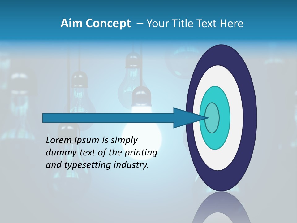 Lightbulb Nobody Idea PowerPoint Template