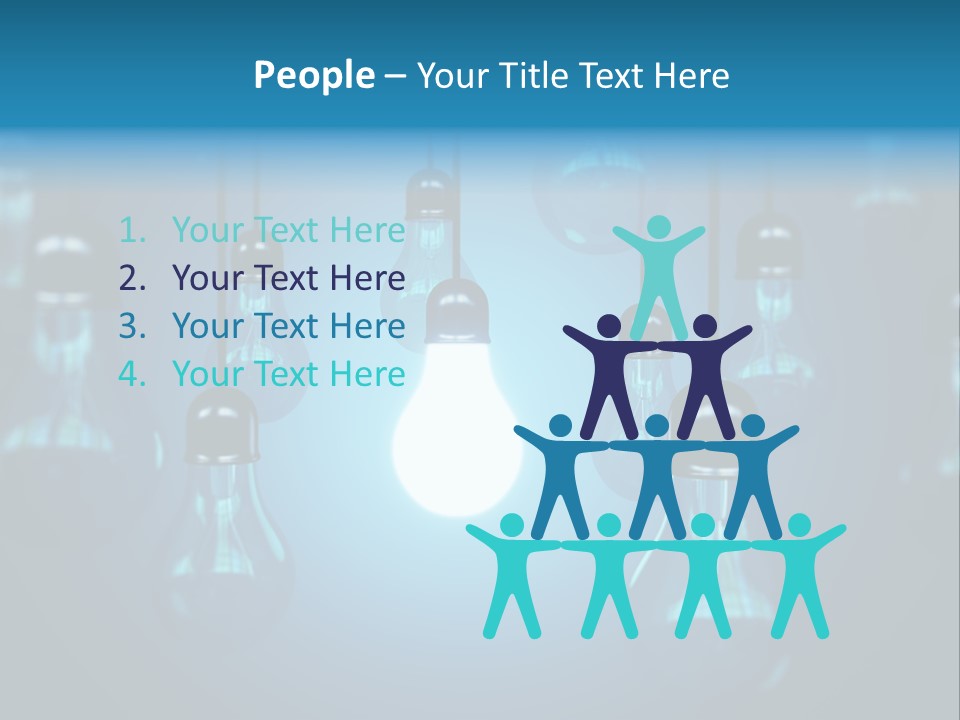 Lightbulb Nobody Idea PowerPoint Template