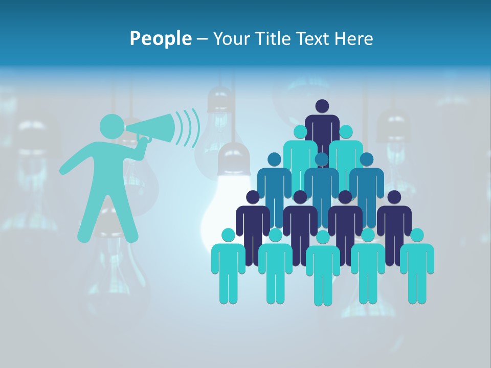 Lightbulb Nobody Idea PowerPoint Template