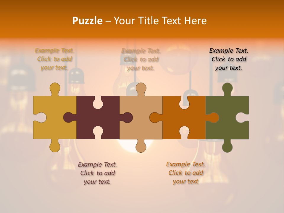 Single White Electrical PowerPoint Template