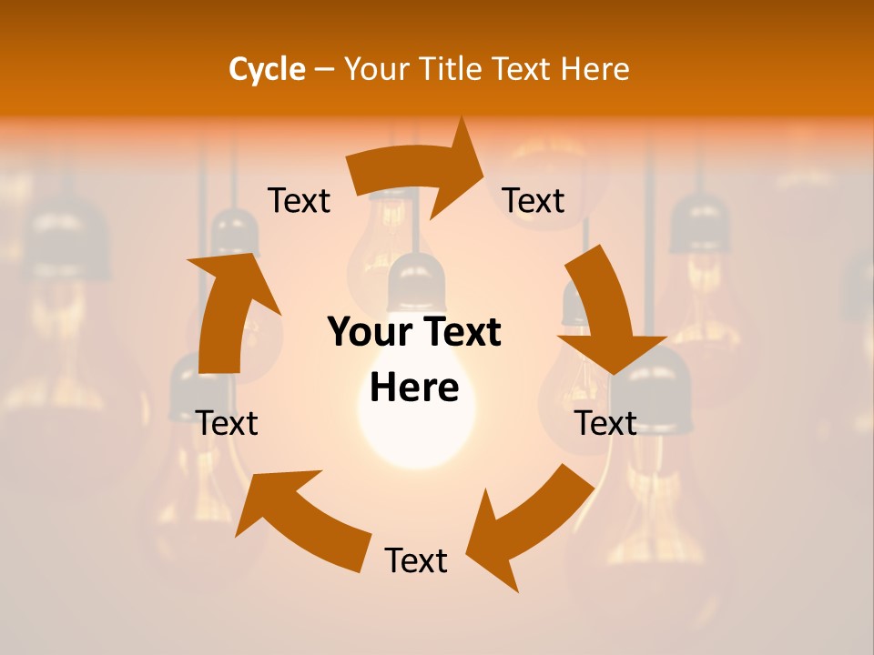 Single White Electrical PowerPoint Template
