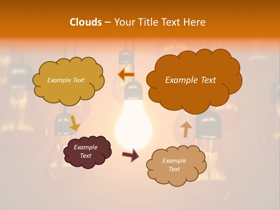 Single White Electrical PowerPoint Template