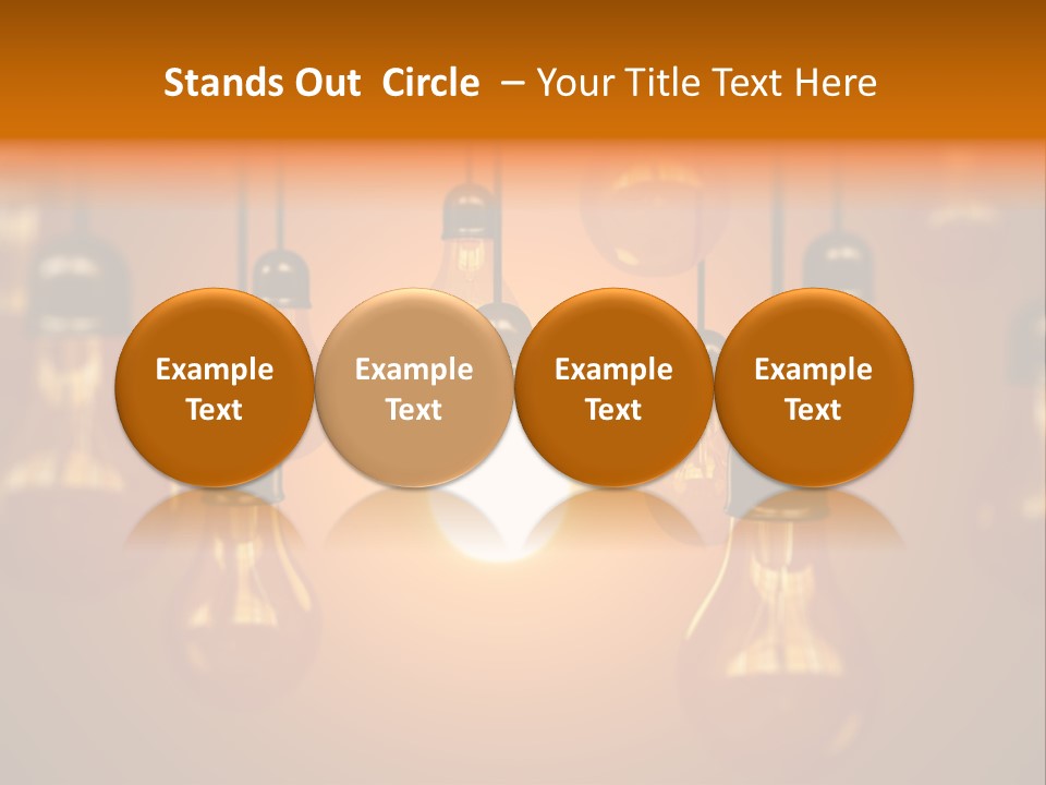 Single White Electrical PowerPoint Template