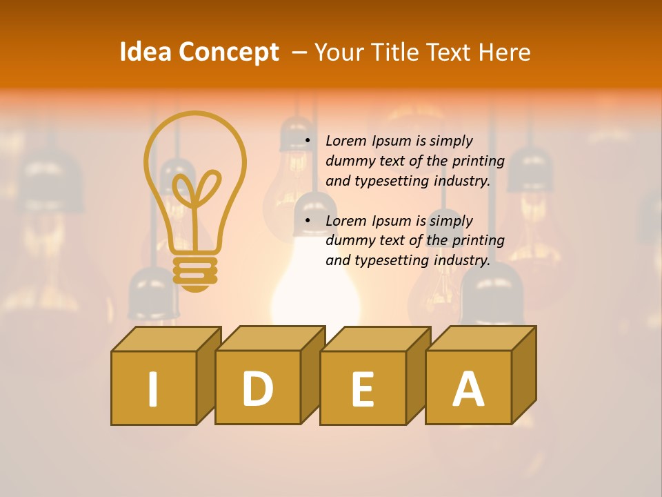 Single White Electrical PowerPoint Template