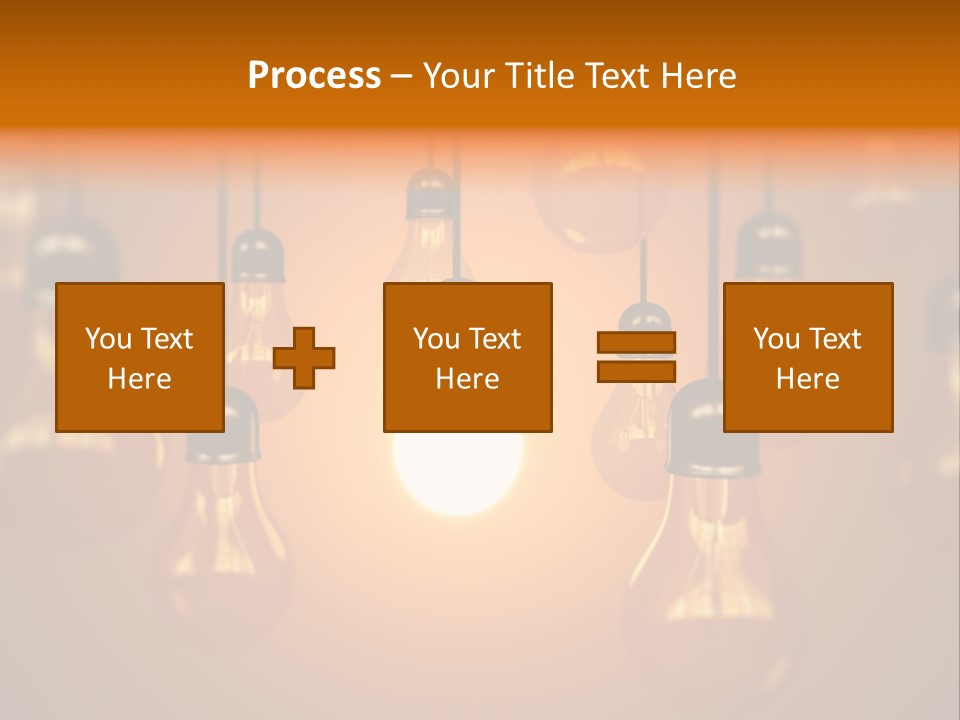Single White Electrical PowerPoint Template