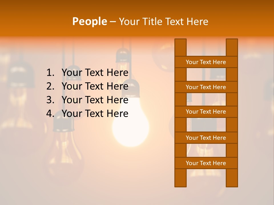 Single White Electrical PowerPoint Template