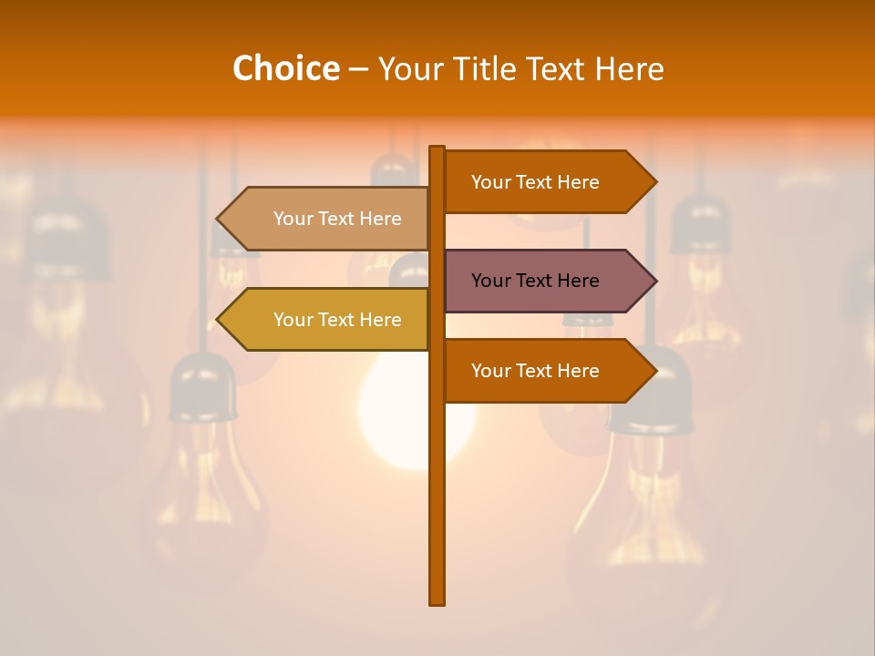 Single White Electrical PowerPoint Template