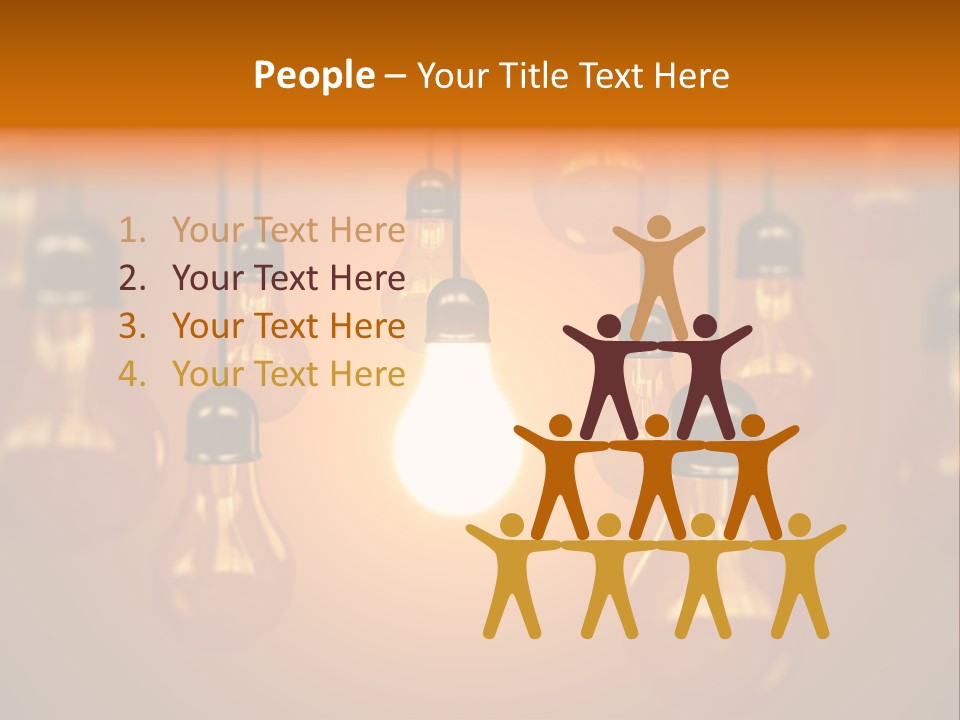 Single White Electrical PowerPoint Template