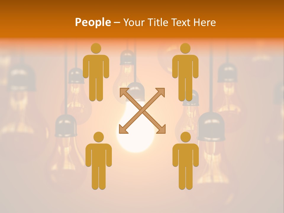 Single White Electrical PowerPoint Template