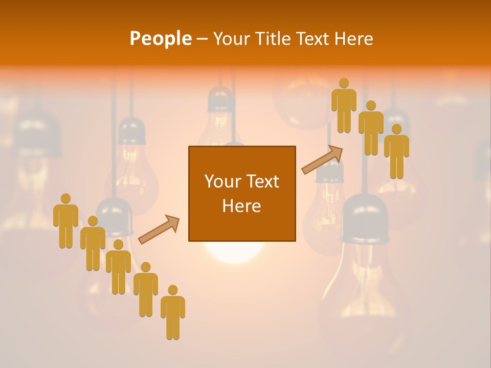 Single White Electrical PowerPoint Template