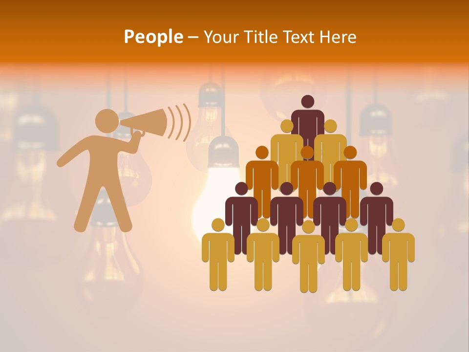 Single White Electrical PowerPoint Template