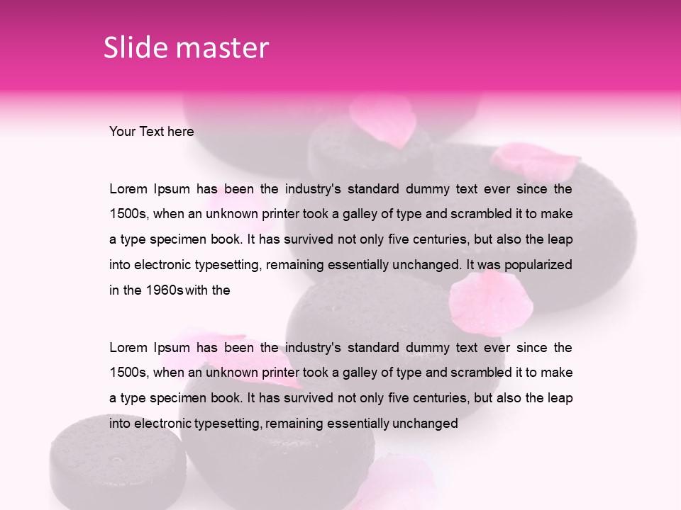 Health Petal Beauty PowerPoint Template