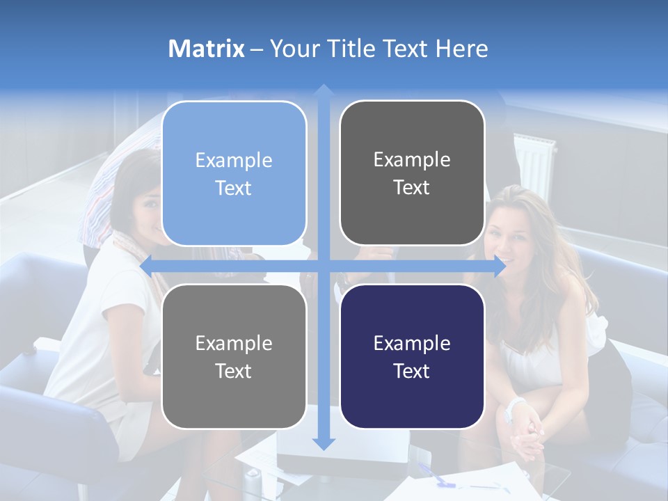 Notebooks Colleagues Performance PowerPoint Template